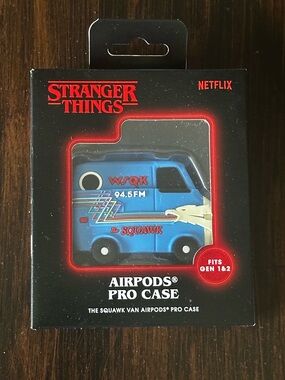 Netflix Stranger Things Blue Squawk Van AirPods Pro Case